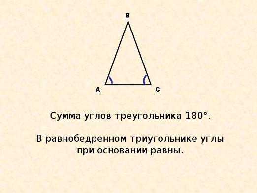 Miten löytää isosceles kolmion kulmat?